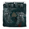 thumbnail image 1 of Juego de cama Vikingo, Cráneo de Cuervo Tatuaje 9 RLT12, 1 of 6