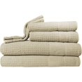 thumbnail image 1 of Ensemble de Serviettes de Hammam Kassatex, Latte, 1 of 2