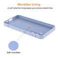 thumbnail image 6 of For Samsung Galaxy A55 5G Phone Case, Ebizware Shockproof Liquid Silicone Case Full-Body Protective Rugged Rubber Slim Cover with Microfiber Lining for Galaxy A55 5G (Lavender), 6 of 8