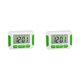 thumbnail image 1 of Inteprter Reloj digital con cinco alarmas separadas Recordatorio de pastillas Temporizador electrónico de escritorio multifuncional con Verde 2piezas, 1 of 6