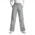 thumbnail image 2 of Resicozy Hiking Pants Women Convertible Lightweight Zip Off Pants Casual Fashion Outdoor Stretch Pants with Pocket Gray L, 2 of 9