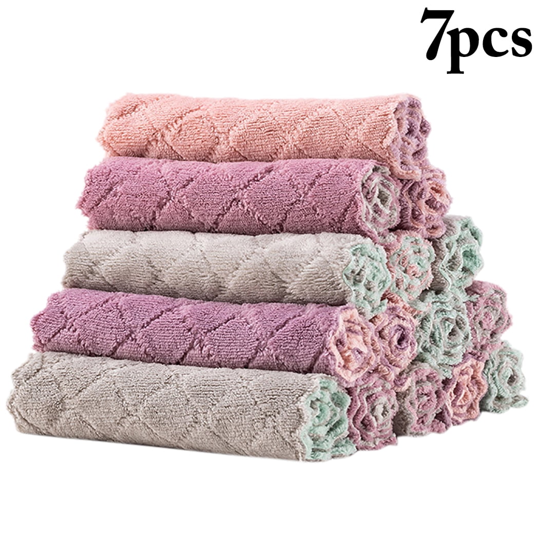 Microfiber Kitchen Towel Wipe Table Cleaning Dish Absorbent Washing Cloth Kain Lap Dapur I.200853578
