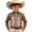 00&Khaki7, variant on Kiijoy Boys Long Sleeve Western Shirt Vintage Cowboy Button Down Shirt Top, Sizes 4-11