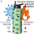 thumbnail image 5 of 32oz Highland Cow Water Bottle with Handle and Flip Straw, Animal Sports Stainless Steel Insulated Cup Travel Coffee Mug Tumbler, Birthday Mothers Day Chritmas Gifts for Women, 5 of 6