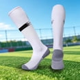 thumbnail image 2 of Miaoju Tube Socks Baseball Socks Softball Football Socks Durable and Moisture-Wicking Over the Calf, White1 One Size, 2 of 5