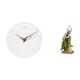 thumbnail image 1 of Reloj de pared,Reloj de pared decorativo para baño o dormitorio,Figura de escritorio,Estatua de pavo real en estante,escritorio,decoración del hogar,Figuras decorativas creativas para la, 1 of 8