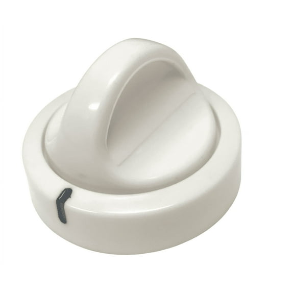 Dryer White Timer Knob Compatible With Frigidaire Model Numbers GLGQ332MAS0, GLGQ442CES0, GLGQ642AS0, GLGQ642AS1