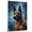 Belgian Malinois, variant on Thuan Belgian Malinois Dog Art Van Gogh-Inspired - Contemporary Abstract Modern Dog Wall Decor - Dog Painting Canvas Canvas Print 11x17 inches Unframed
