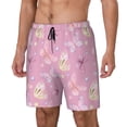 thumbnail image 2 of Uemuo Butterfly 1 Pattern Mens Swim Trunks Quick Dry Board Shorts with Mesh Lining, Stretch Beach Shorts Quick Dry No-Chafing Board Shorts-Small, 2 of 9