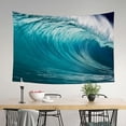 thumbnail image 2 of Shiartex Wave Print Tapestry Wall Hanging for Bedroom and Living Room 60*40in, 2 of 6