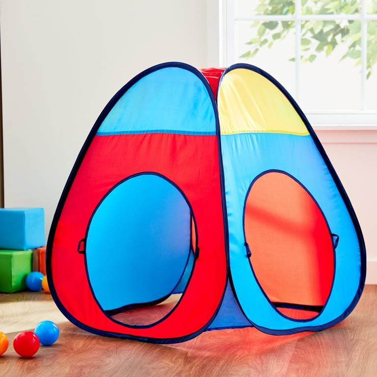 Play Day Triangular Pop-up Tent for Toddlers, Imaginative and