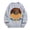 Light Gray, variant on Futezty Womens Oversized Sweatshirts Halloween Graphic Crewneck Tops Casual Sweater Lightweight Pullover