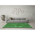 thumbnail image 3 of Ahgly Company Indoor Rectangle Abstract Emerald Green Contemporary Area Rugs, 8' x 12', 3 of 4