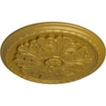 thumbnail image 3 of Ekena Millwork 17 1/8"OD x 1 1/2"P Washington Ceiling Medallion (Fits Canopies up to 2 7/8"), Hand-Painted Pharaohs Gold, 3 of 6