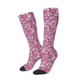 thumbnail image 2 of Bingfone Compression Socks for Women and Men Long Socks for Running Athletic Cycling Nurse-Sweet Heart, 2 of 8