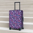 thumbnail image 5 of Yiaed colorful Skull butterfly flower1 Print Travel Luggage Cover Suitcase Protector Fits 18-32 Inch Luggage Wheel Covers Patterned Elastic Luggage Anti-scratch（No luggage）-, 5 of 5