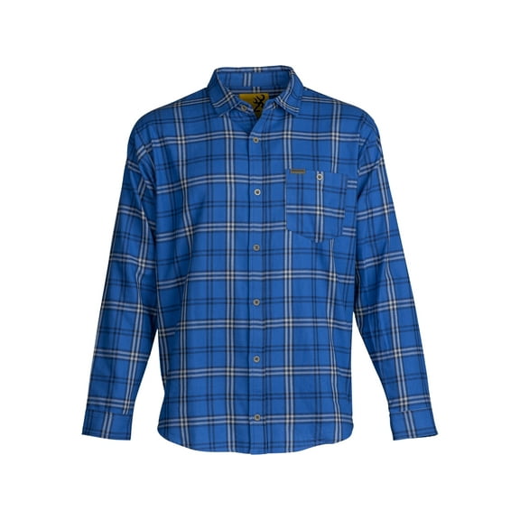 Browning Men's Upland Flannel Shirt Blue Medium