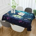 thumbnail image 5 of Mandala Woma Rectangle Tablecloth Waterproof Polyester Table Clothative Stain Resistant & Wrinkle Resistant Washable Table Cover for Dining Table/Party/Camping 60x60 Inch Decor Gift, 5 of 7