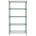 thumbnail image 3 of Ktaxon 5-Tier Wire Shelving Unit, Steel Storage Rack for Garage Office Kitchen Forest Green, 30" W x 14" D x 60" H, 3 of 20
