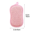 thumbnail image 3 of Cleaning Sponge Kitchen Double Sided Multi Functional Thick Durable Scrub Brush With Dip Glue And Dual Cloth Layers, 3 of 6