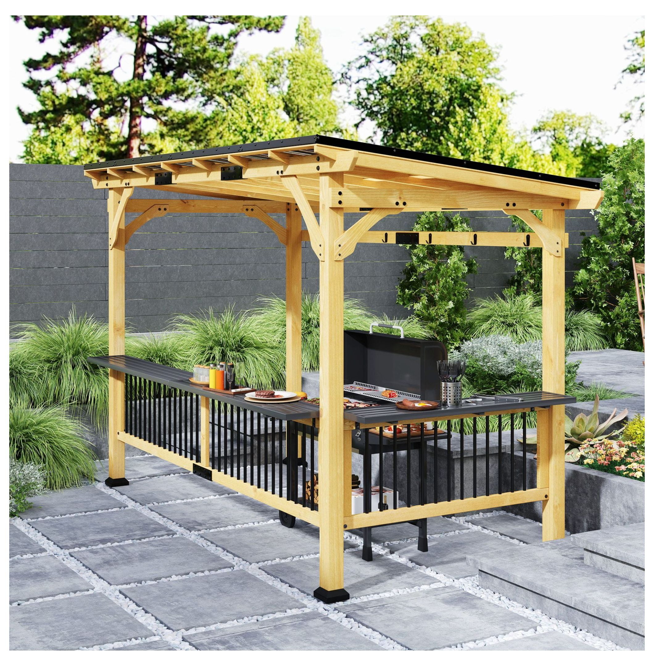 Permanent Metal Gazebos at Lowes.com, image size:2120x2160