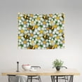 thumbnail image 2 of Kdxio Bees and Flower Wall Hanging Tapestries Banner For Bedroom College Dorm Home Living Room Party Decor 29X37 In, 2 of 8