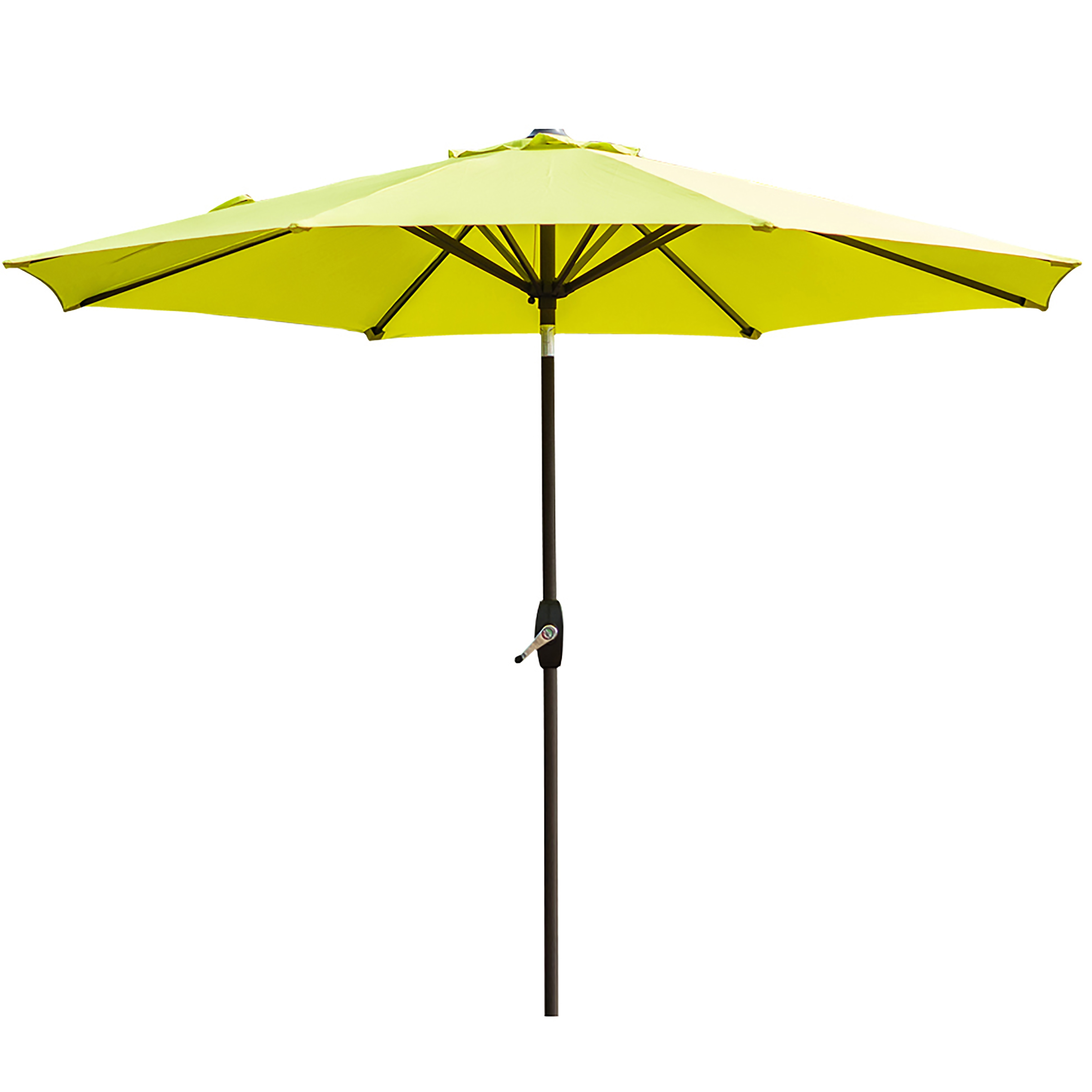 Amelia 9 Ft Patio Table Umbrella With Tilt And Crank Lime Green Walmart Com Walmart Com