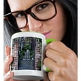 thumbnail image 2 of Usa, South Carolina, Charleston, Historic House Gate - Us41 Rti0010 - Rob Tilley, 15oz Two-Tone Green Mug, 2 of 7
