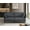 Gray, variant on MAYEERTY Stylish 2.5-Seater Sofa with 2 Pillows & Metal Leg for Living Spaces, Bedrooms and Offices, Gray