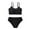 Black A, variant on XBASW Kids Teen Girls 2PCS Swimsuits Summer Bikini Beach Sets Summer Halter Swimwear&nbsp;bathing Suit for 7-14 Years