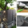 thumbnail image 3 of Cubierta para contenedor IBC, cubierta negra para contenedor IBC, cubierta protectora anti-UV y anti-lluvia, cubierta impermeable para tanques exteriores de 1000 l, evita la formación de algas, 3 of 5