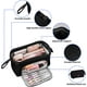 thumbnail image 4 of escolares Estuche para lápices de gran capacidad con asa Estuche para lápices para niñas Útiles escolares Papelería Bolsa de maquillaje Organizador de escritorio para niños Niños Estudiantes Negro, 4 of 5