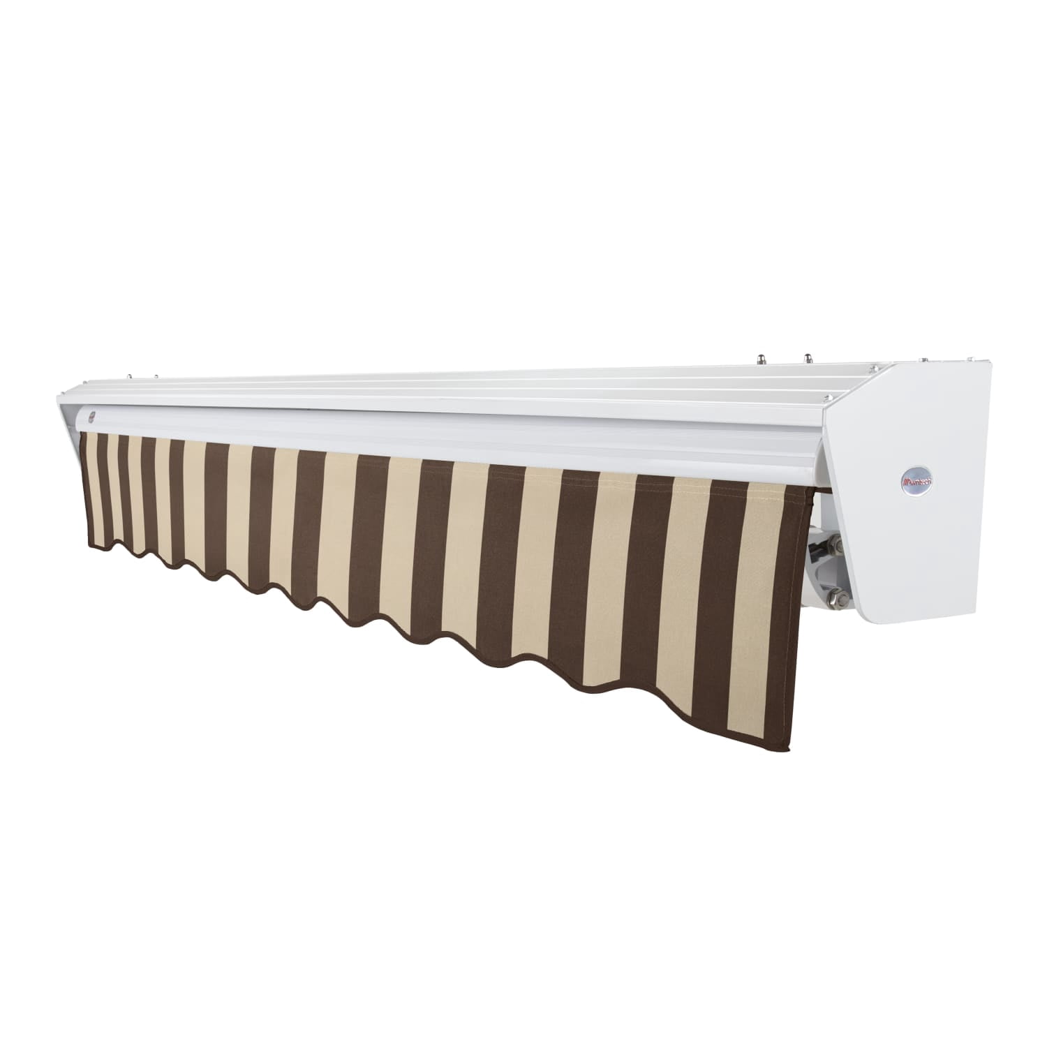 Awntech Destin with Hood Left Motor with Remote Motorized Retractable Awning