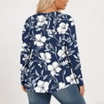 thumbnail image 4 of Enjoytime Tops for Women Trendy Printed Crewneck Long Sleeve Blouses Spring Business Casual Plus Size Shirts, 4 of 6