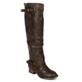 thumbnail image 1 of Breckelle Outlaw-91 New Women Leatherette Buckle Riding Knee High Boot, 1 of 6