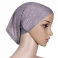 thumbnail image 5 of Greyghost Women's Under Scarf Tube Bonnet Cap Bone Islamic Head Cover Hijab Hair Wrap 20 Colors, 5 of 6