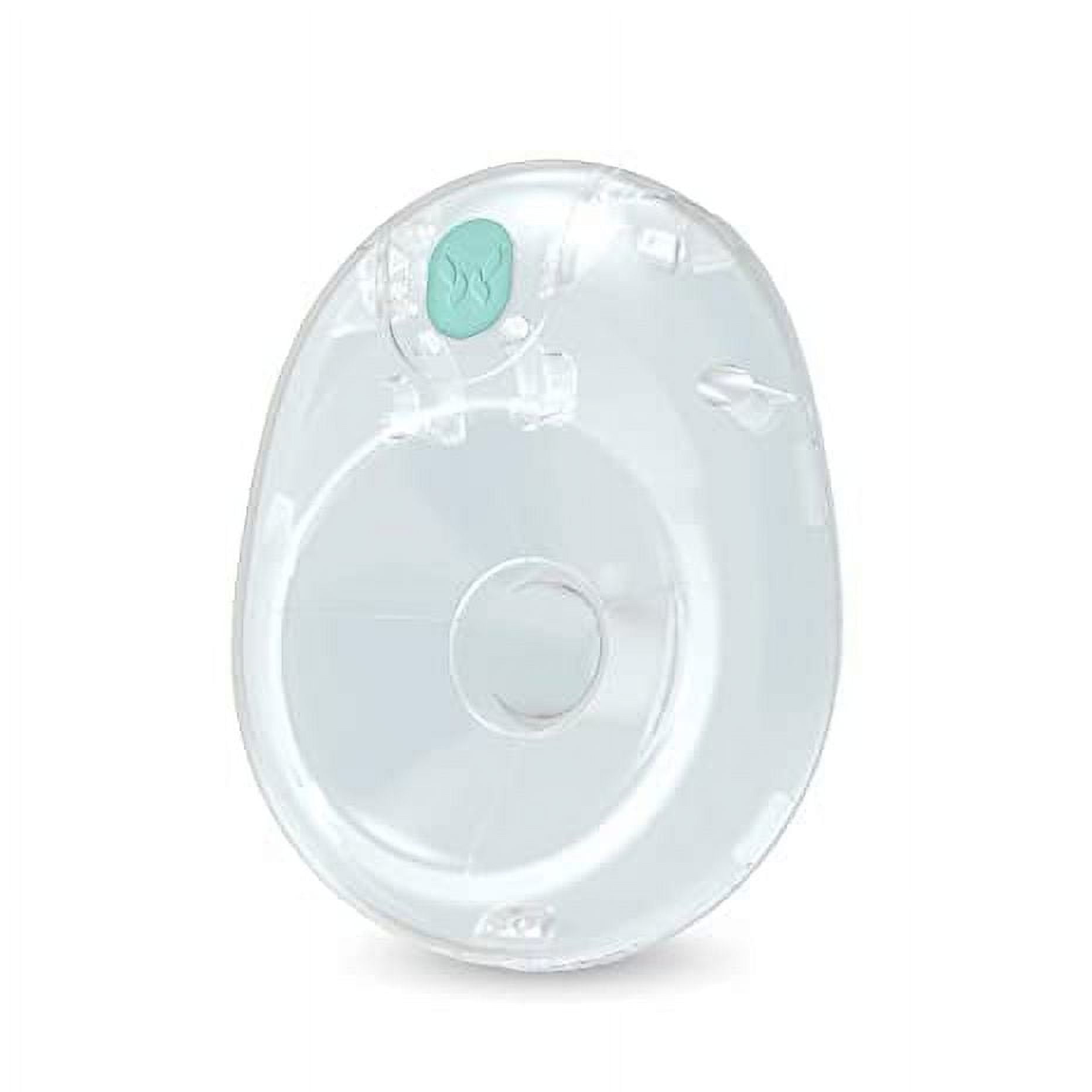 Willow 3.0 Pump Breast Pump Flanges, 2-Pack | Breast Shield & Nipple Visibility for Hands-Free Breast Feeding | Compatible with Willow Pump Milk Bags (Clear, 27mm)