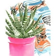 thumbnail image 3 of Parker, Jennifer Paxton 15x18 Black Modern Framed Museum Art Print Titled - Zebra Succulent II, 3 of 5