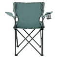 thumbnail image 3 of Ozark Trail Basic Quad Folding Outdoor Adult Camp Chair with Cup Holder, Green Goddess, 3 of 7