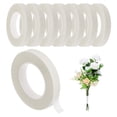 thumbnail image 1 of Uxcell 8-Rollos Cintas Florales 1/2 Pulgada 30 Yardas Cinta Floral Blanca para Manualidades Florales Cinta Floral para Ramos de Flores Frescas Boda, 1 of 1