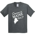 thumbnail image 3 of Inktastic Someone in Maine Loves Me Youth T-Shirt, 3 of 5