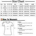 thumbnail image 3 of Fesfesfes Womens Tops Women's Short Sleeve Round Neck Printed Loose Tops Blouse T-shirt Short Sleeve Athletic Tops for Women 14(XXXL), 3 of 5