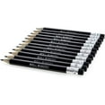 thumbnail image 2 of Bunco Pencils with Erasers, Set of 12 Golf Size Black Roll Bunco Pencils for Score Sheets & Gifts, 2 of 11