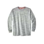 Boulder Creek By Kingsize Men's Big & Tall ™ Heavyweight Long-Sleeve No Pocket Crewneck Tee