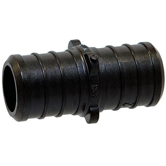 SharkBite 1 Inch Poly Crimp Coupling, Pack of 5, PEX Pipe, PE-RT, UP020A5