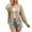 Khaki, variant on CILENON Women's Fashion Cropped Cardigan Sweaters for Women Long Sleeve Crochet Knit Open Front V Neck Button Up Tops (Khaki,M)
