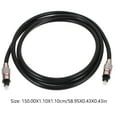 thumbnail image 5 of Optic Male to Cord Audio Optical Cable Tv for Sound Bar Square Mouth Pvc PMMC Fiber, 5 of 6