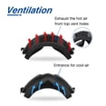 thumbnail image 4 of AHR GOG01 Motorcycle Goggles Riding Motocross Snowmobile Dirt Bike Off Road ATV Lens, 4 of 10
