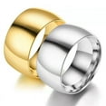 thumbnail image 3 of 12mm Inner And Outer Stainless Steel Ring For Men, 3 of 4