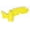 Yellow, variant on Multi-Purpose Plastic Handy Hook Utility Hook Screw On Pole Attachment - Hang Christmas lights bird feeders - Yellow / 1 Pack